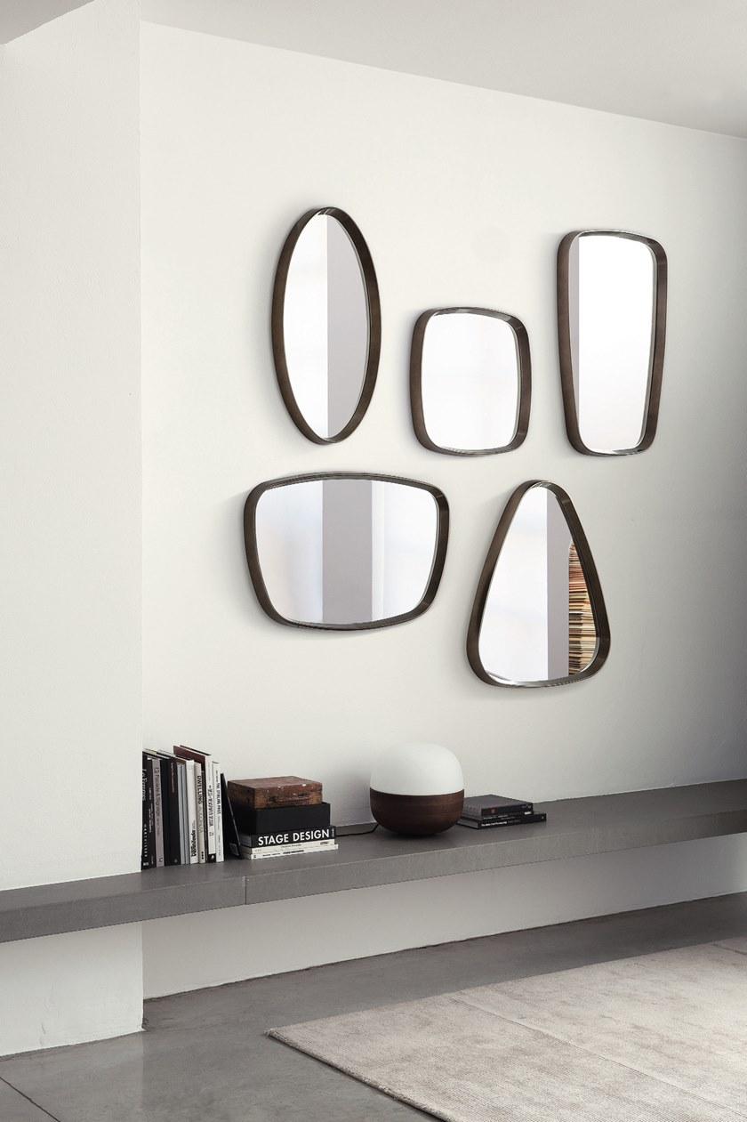 Porada Овальное зеркало в ореховой раме Iron sun-id-1441894 - Вид №1