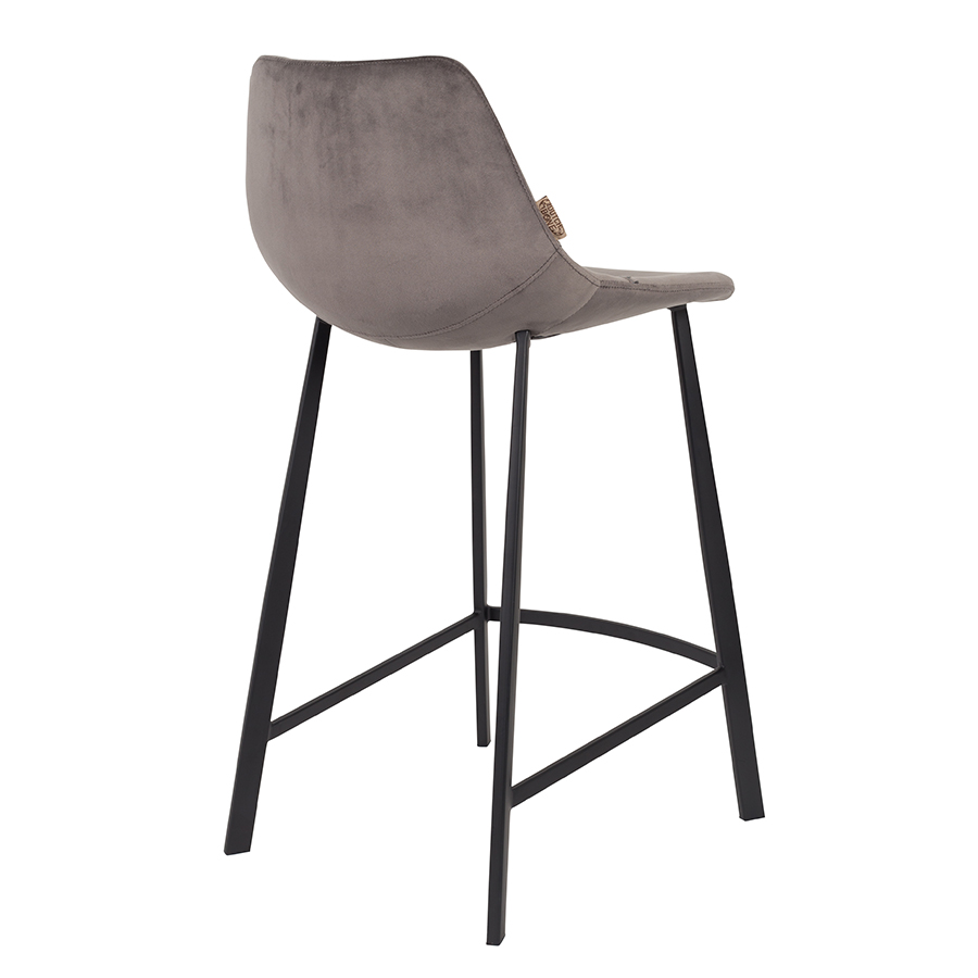 Стул высокий Franky серый Dutchbone 1500066 - Вид №4