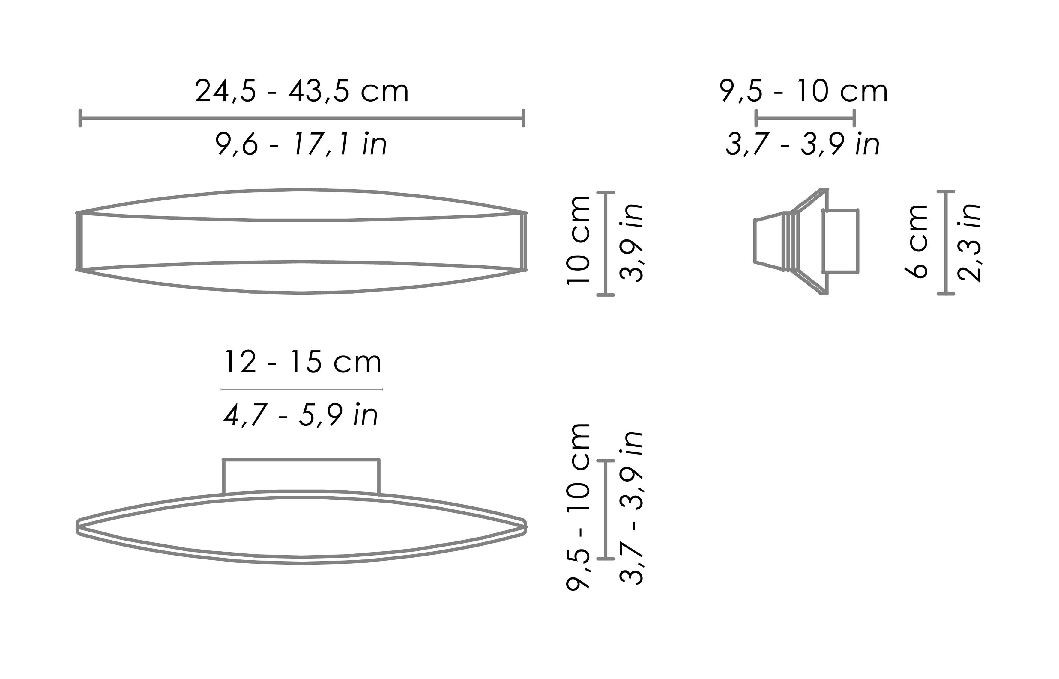 Литой алюминиевый настенный светильник Zafferano Мост ARCH-00132733 - Вид №3