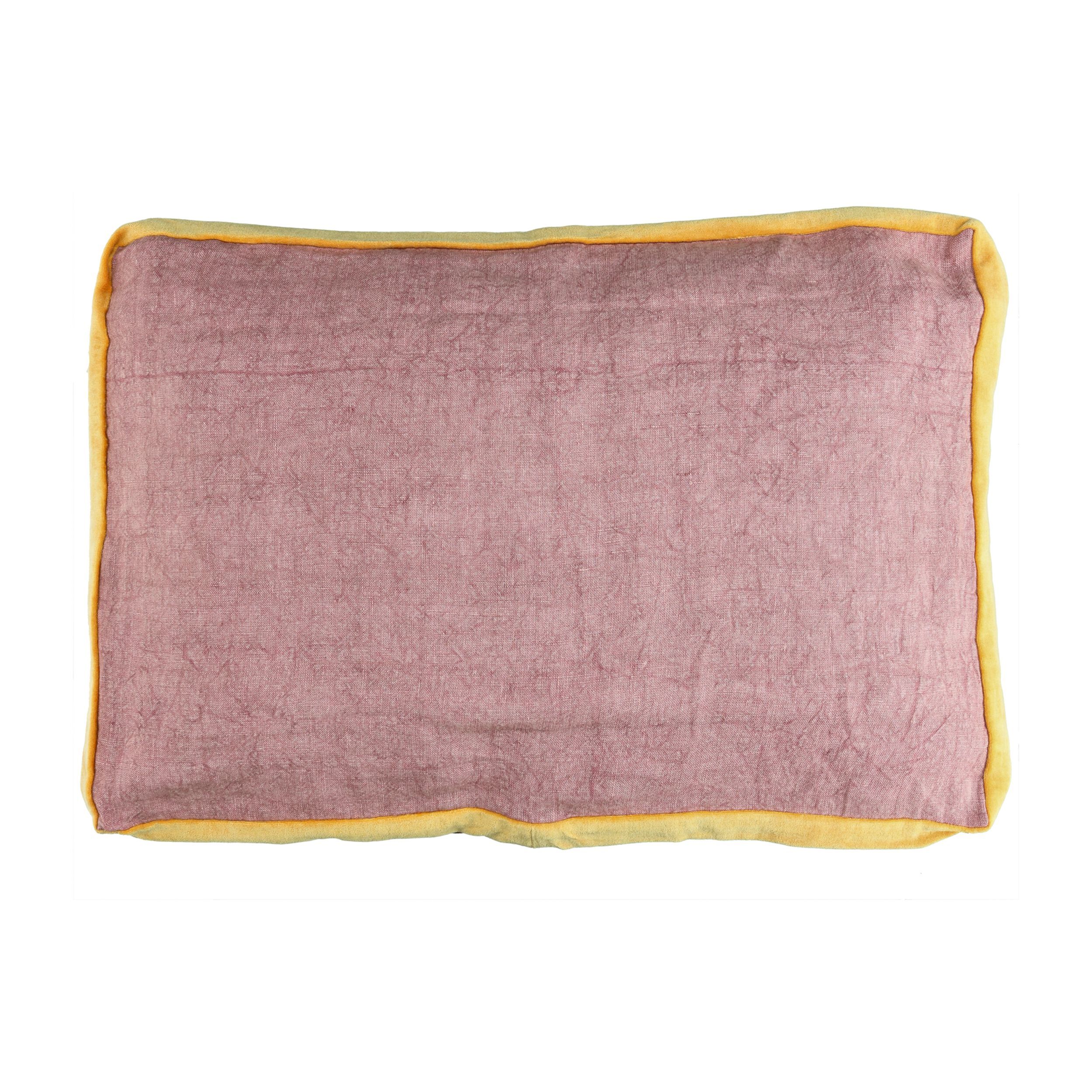 Льняная прямоугольная однотонная подушка POMAX BORDERS ARCH-00106515 - Вид №10