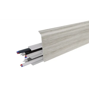 Плинтус напольный Prime ПВХ Дуб Тиволи 2220x2.2x72 мм