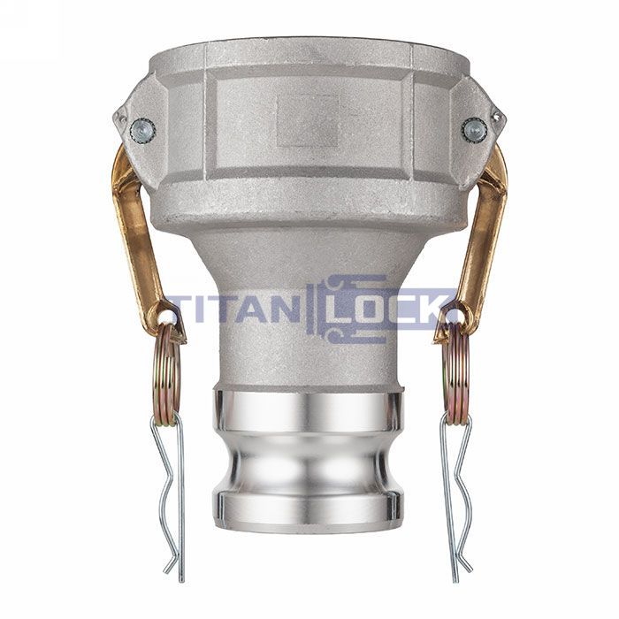 Камлок алюминиевый тип DА (переходник розетка 2" х ниппель 1 1/2"), TL2015DAAL TITAN LOCK 