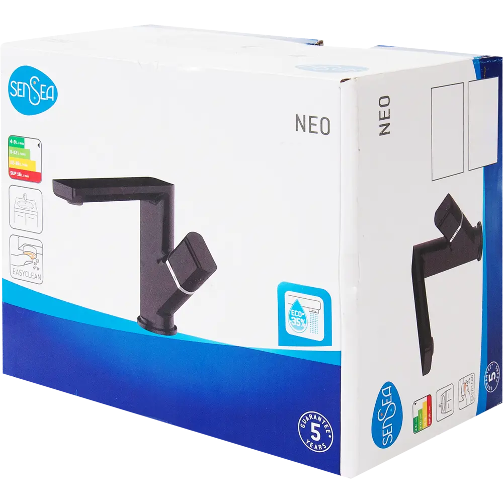 Смеситель для раковины SENSEA Neo — элегантный черный с аэратором 82135933 STLM-0020076 - Вид №3