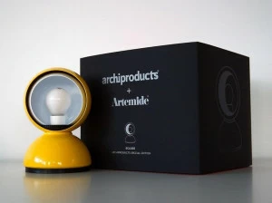 Artemide Настольная лампа из окрашенного металла Eclisse
