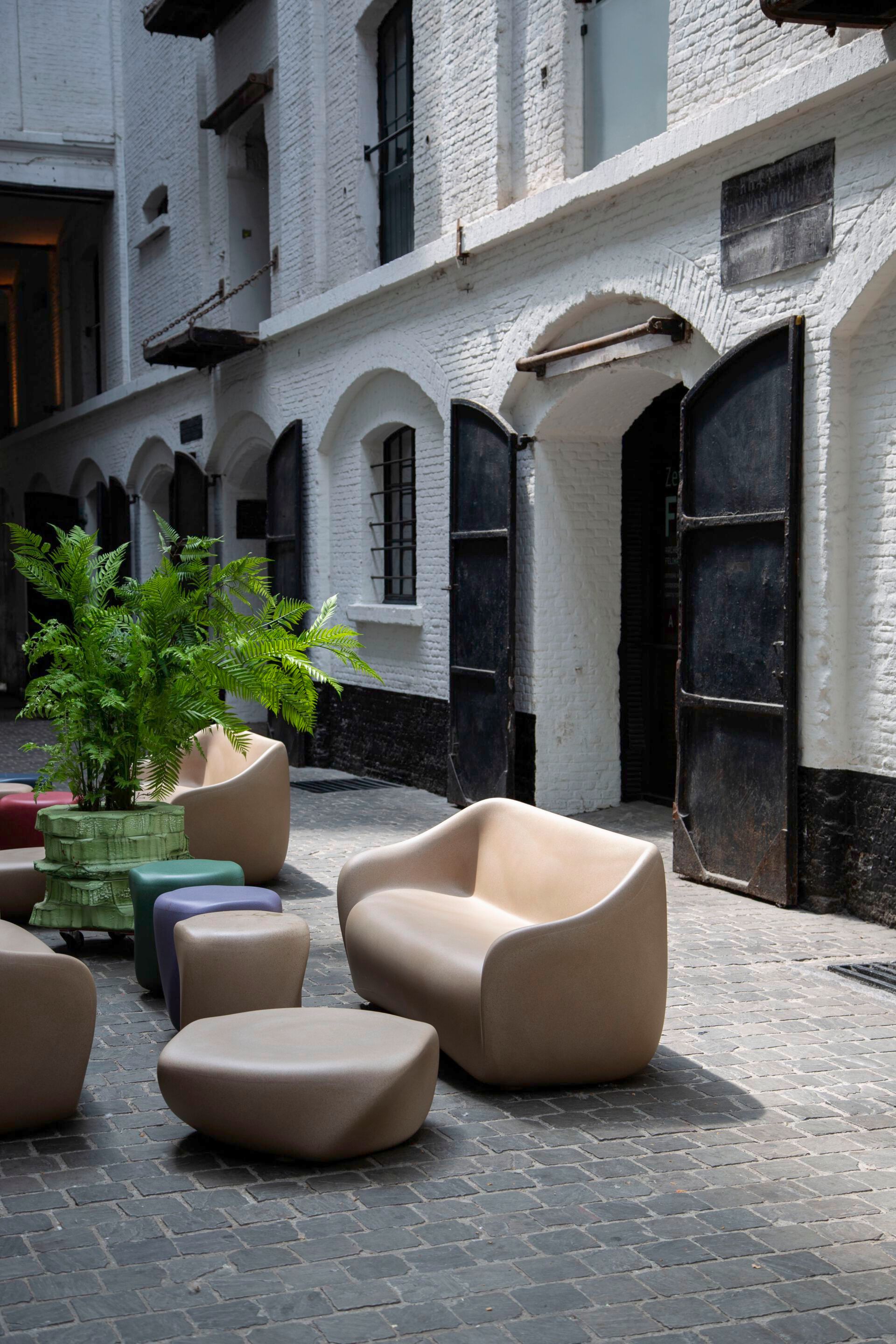 2-местный полиэтиленовый садовый диван SLIDE Reborn ARCH-00015519 - Вид №5