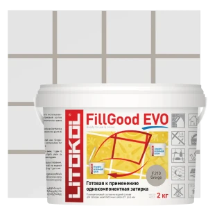 Затирка полиуретановая Litokol Fillgood Evo F210 цвет серо-бежевый 2 кг
