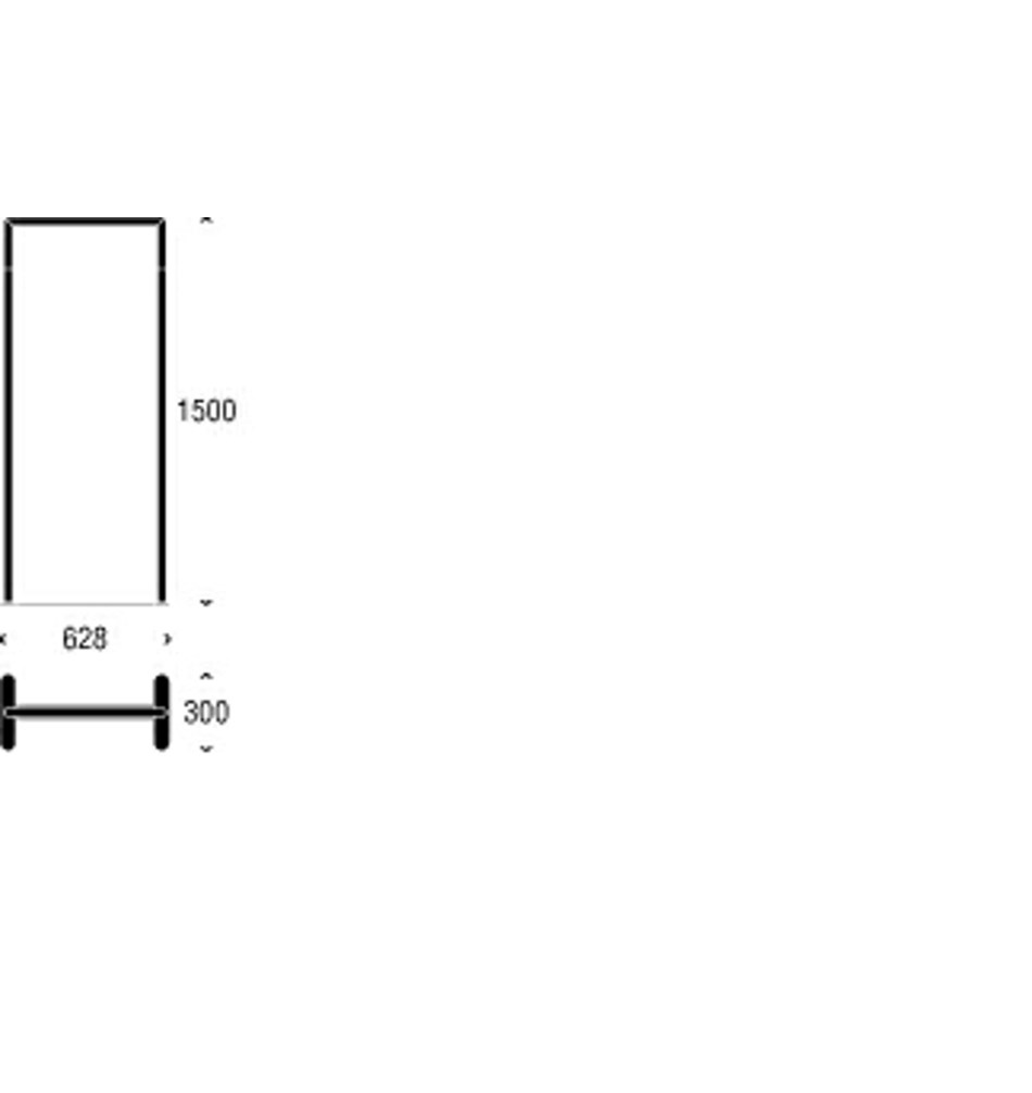 FROST Вешалка для одежды на колесиках U6002, 60см sun-id-1965843 - Вид №1