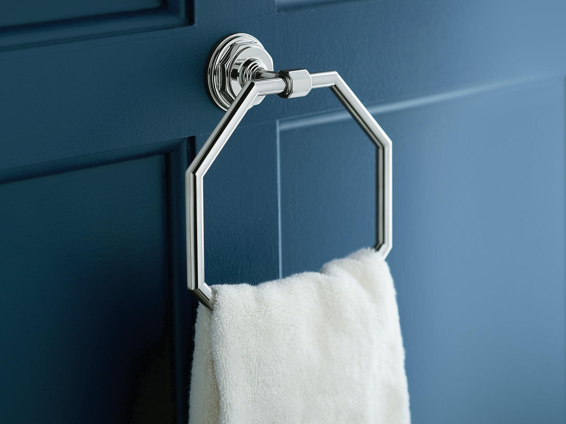 KOHLER Кольцо для полотенца Pinstripe K-13112-CP  - Вид №2