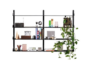 Модульный металлический книжный шкаф