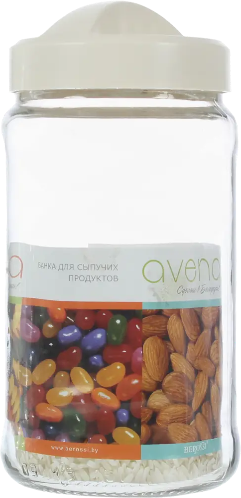82040637 Банка для сыпучих продуктов Avena MIO 1.58 л стекло STLM-0018223