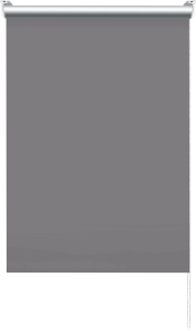 86792811 Штора рулонная блэкаут 55x160 см серая Moon 2 BLACKOUT STLM-0071602 ЭСКАР