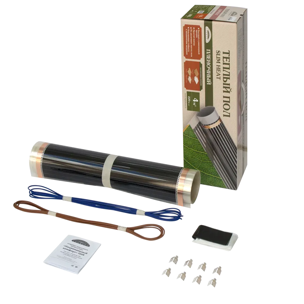 Инфракрасная пленка для теплого пола Теплолюкс Национальный комфорт 4 м², 880 Вт STLM-2103205 - Вид №2