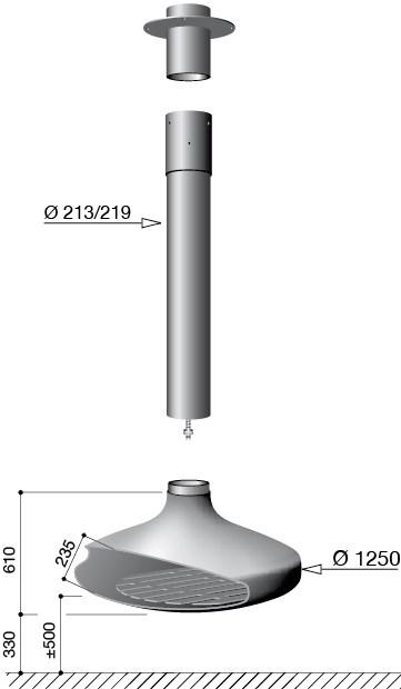 Focus creation Подвесной уличный камин Gyrofocus sun-id-1394648 - Вид №3
