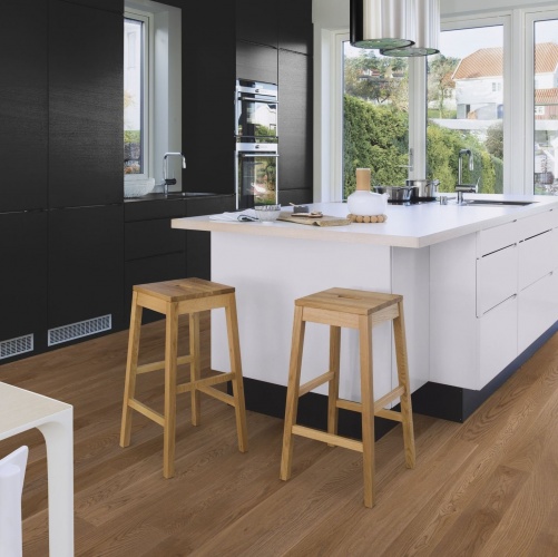 Инженерная доска Boen Noble Barrel 136 Дуб Натур с брашью (Текстурированная) 2200х136 мм OOE94KFD - Вид №3