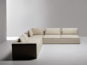 Угловой диван из ткани