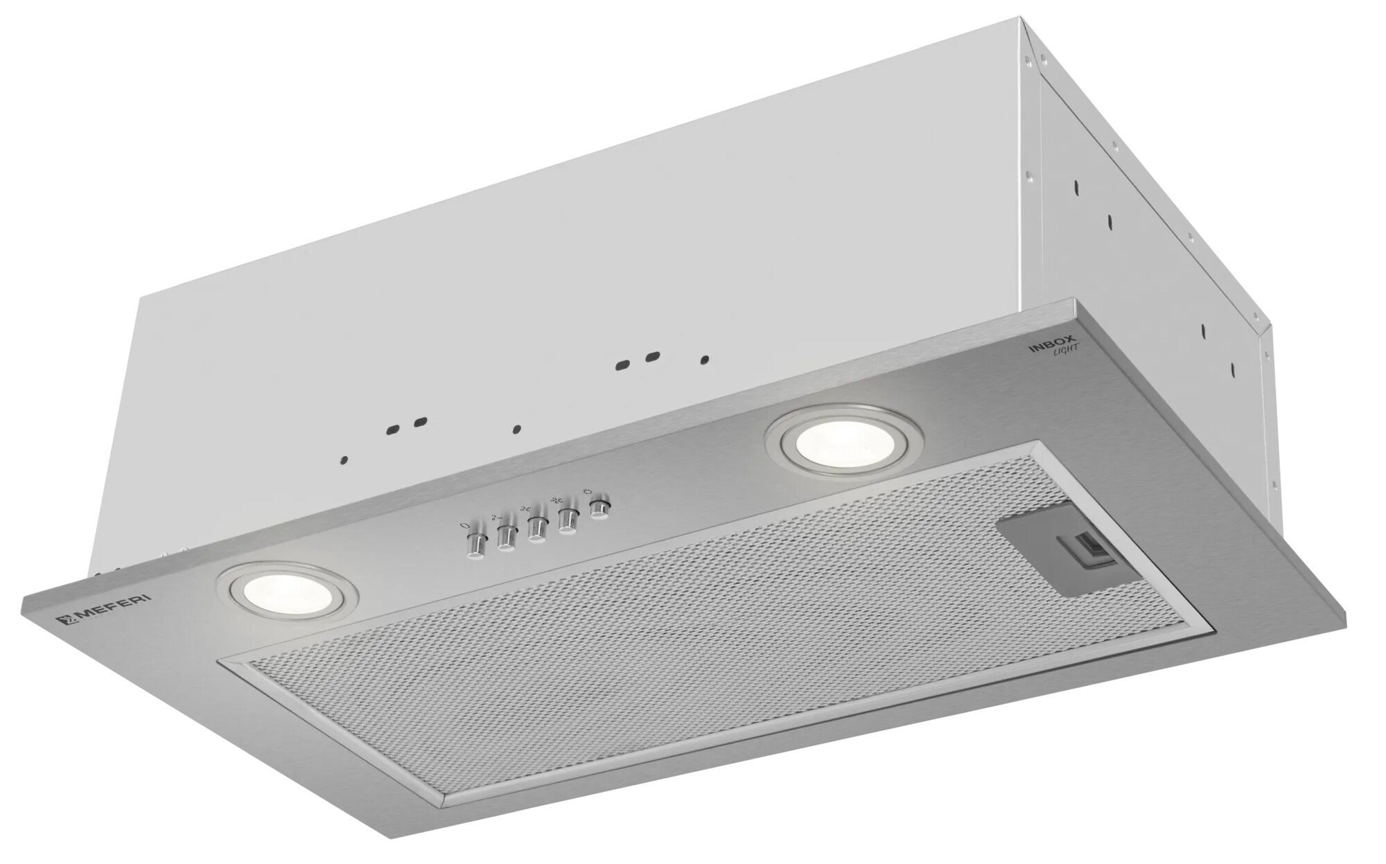 9168691 Вытяжка полновстраиваемая Meferi INBOX52IX LIGHT серый STDN-0033340 - Вид №3