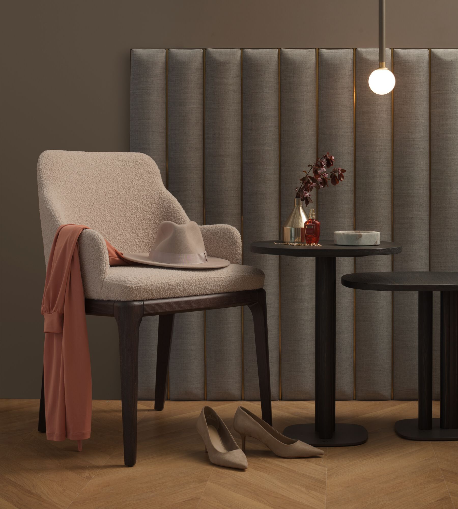 Шерстяное мягкое кресло с подлокотниками Morica Design Haute Couture ARCH-00067819 - Вид №6