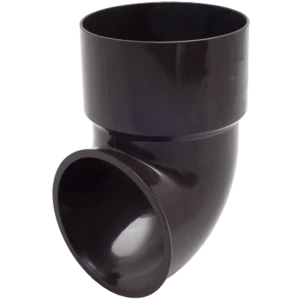 Сливное колено Ø80 коричневый