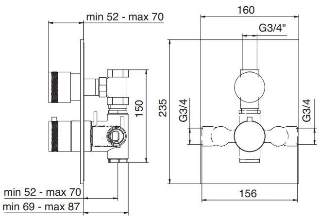 Rubinetterie Treemme X-change  5816vz  - Вид №1