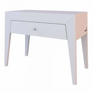 Прикроватная тумбочка низкая серая Still BRAGIN DESIGN  256438 Белый