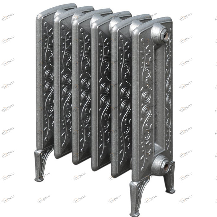 Чугунный радиатор Viadrus Bohemia R 450/225 10 секций с ножками 7597