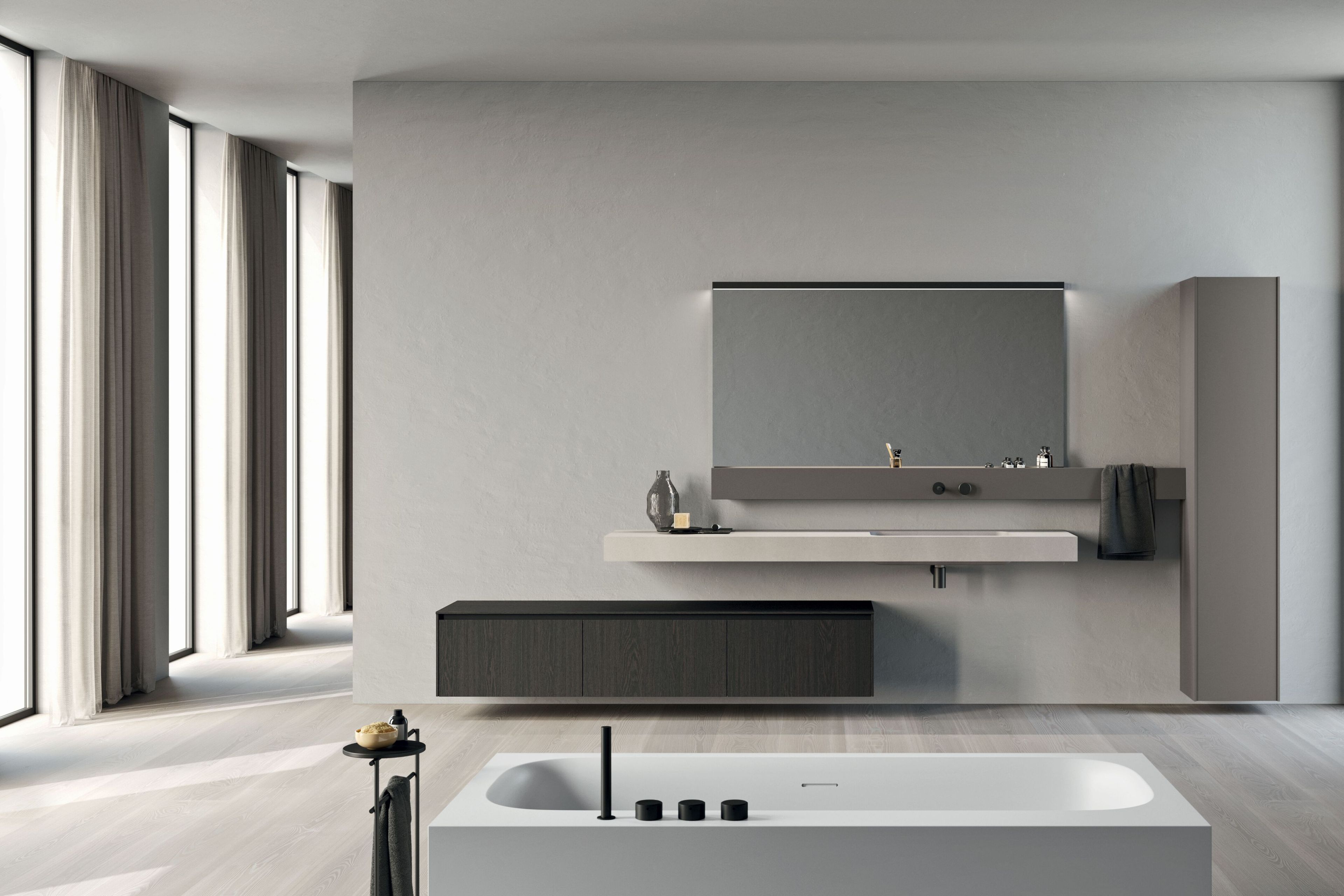 Ванна в центре комнаты в Korakril™ Rexa R1 ARCH-00105771 - Вид №1