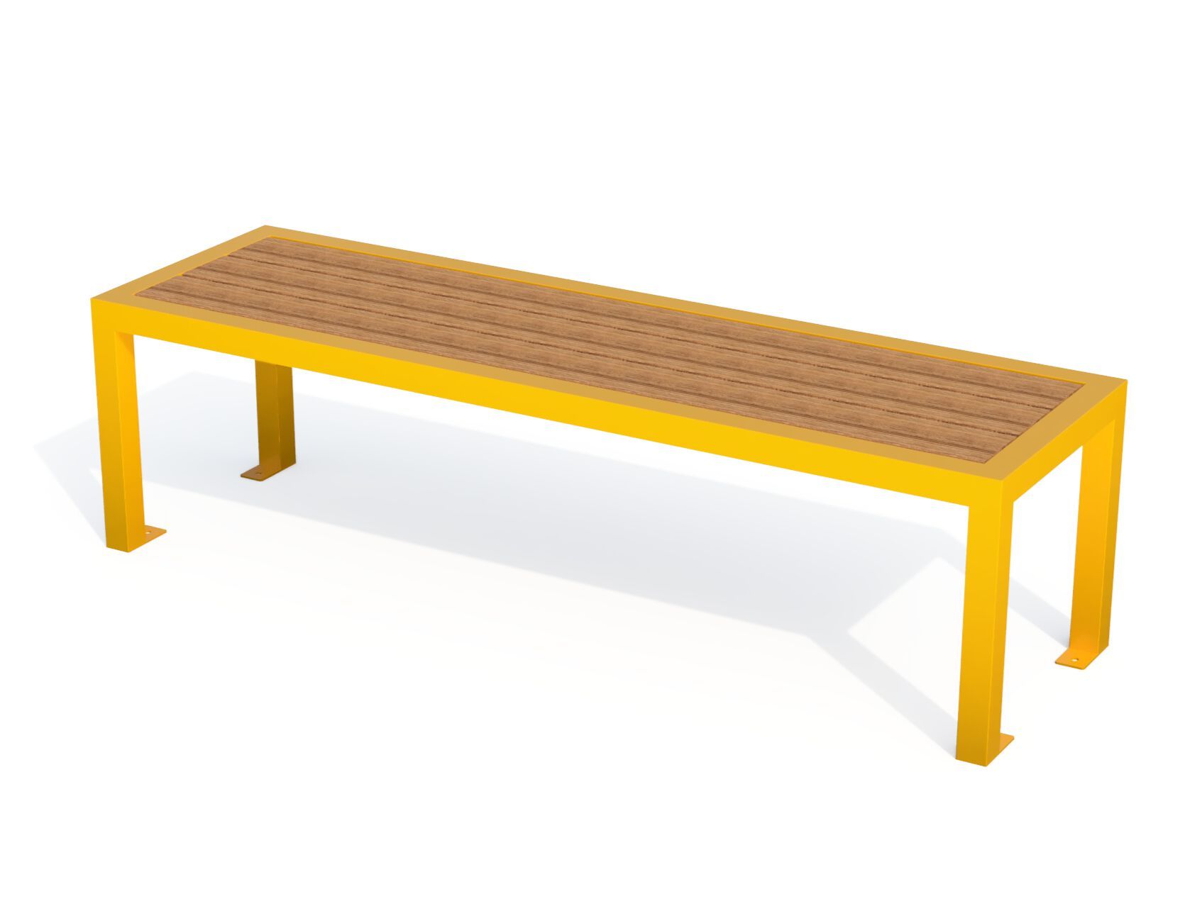 Деревянная скамья без спинки Studio Città Pack ARCH-00050737