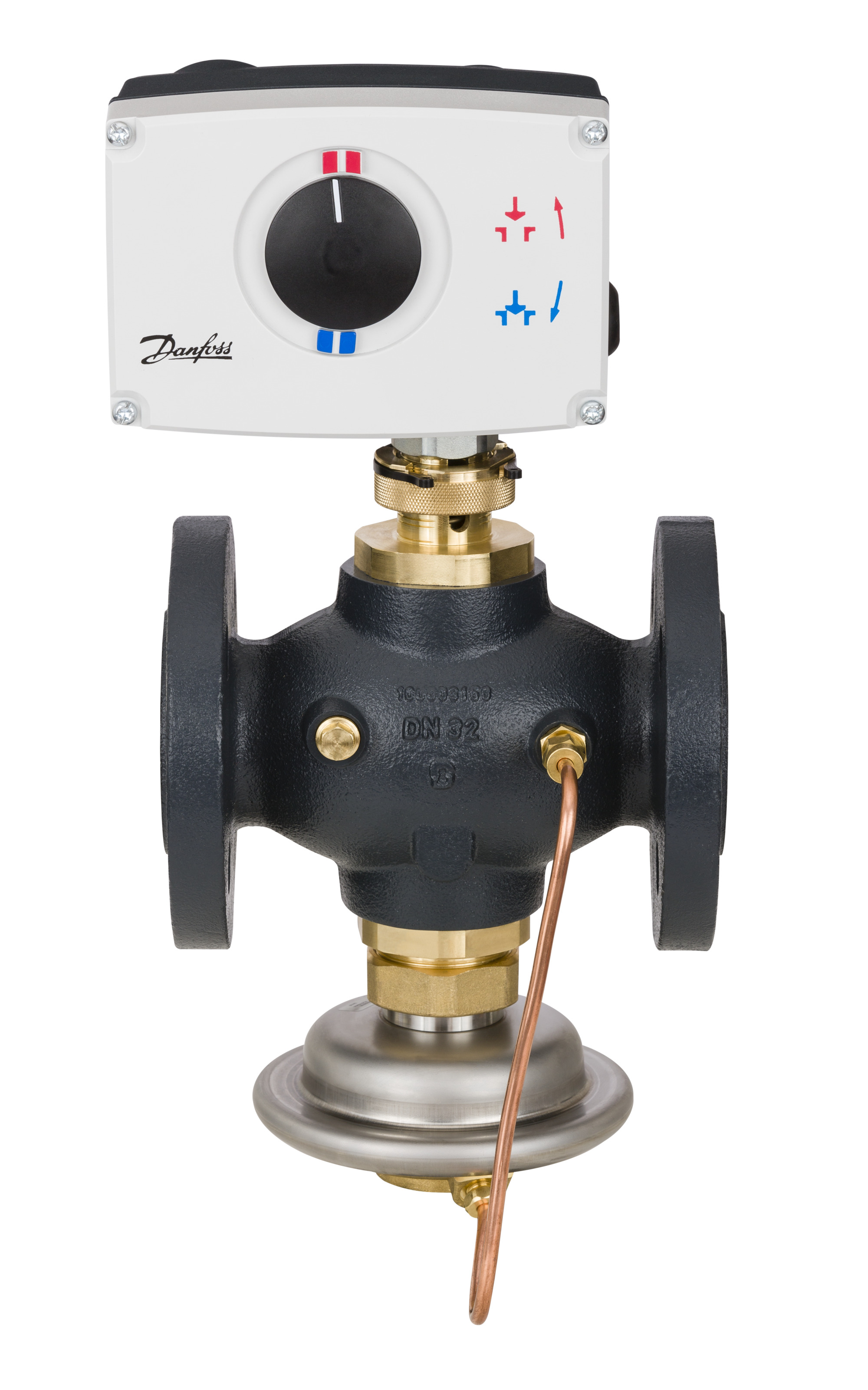 Danfoss Редукторные электроприводы с трехпозиционным управлением AMV 435 Эл.привод имп., 230В пер. тока 082H0163  - Вид №28