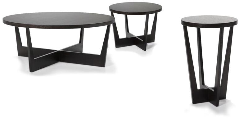 Duvivier Canapés Круглый журнальный столик из дуба sun-id-1464292 - Вид №2