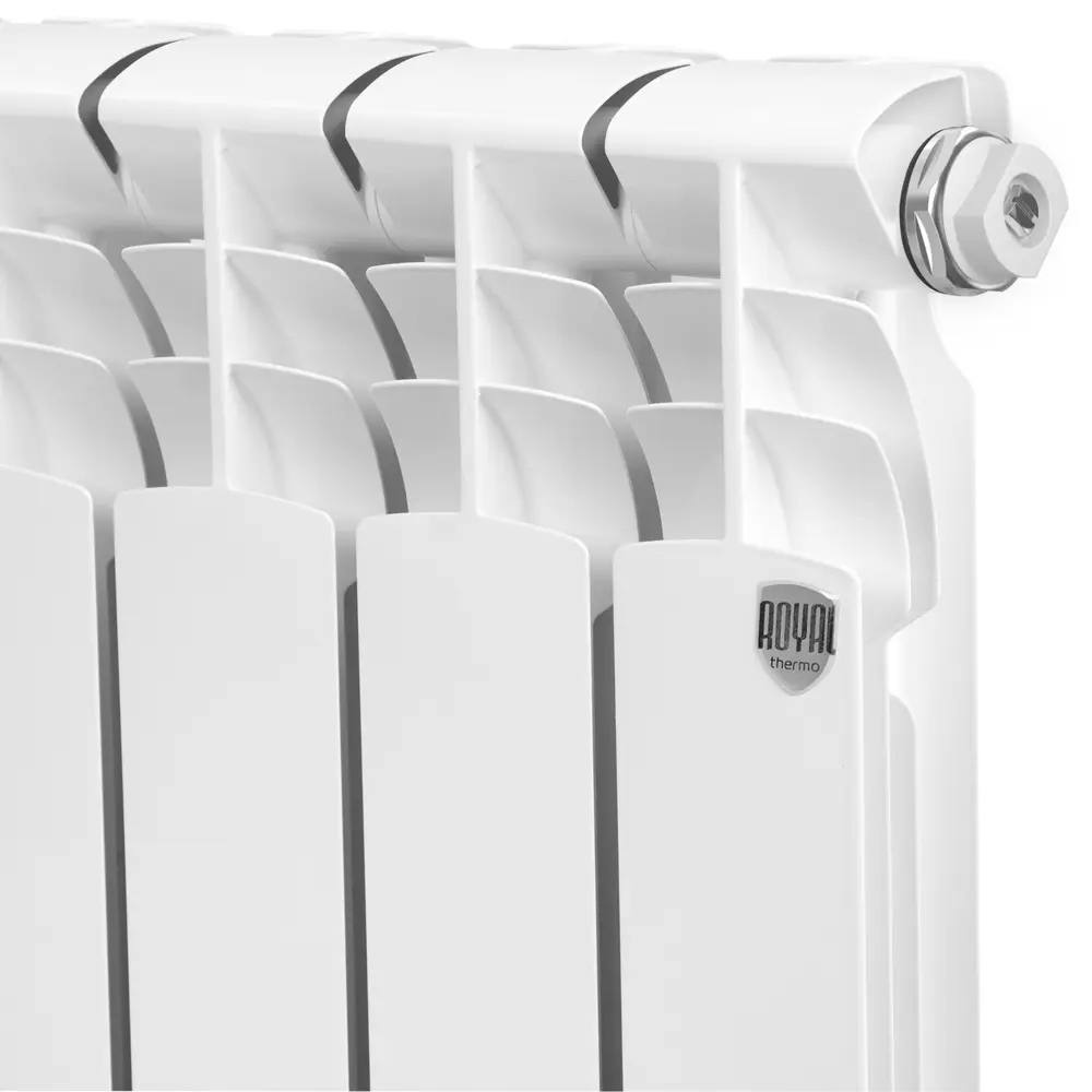 Радиатор секционный Royal Thermo Vittoria 2.0 RTV250008 500/80 8 секций боковое подключение биметалл белый 89378644 STLM-2208844 Отсутствует - Вид №2