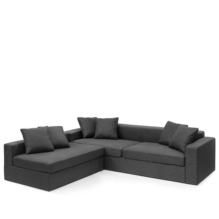 700271-90 ABHIKA ДИВАН NEW GOTHA COMBY BLACK  - Вид №1