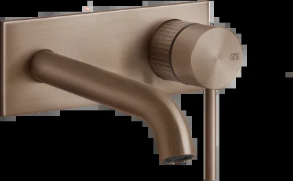 Смеситель для умывальника 54288 708 Gessi Gessi316 МЕДНЫЙ МАТОВЫЙ PVD