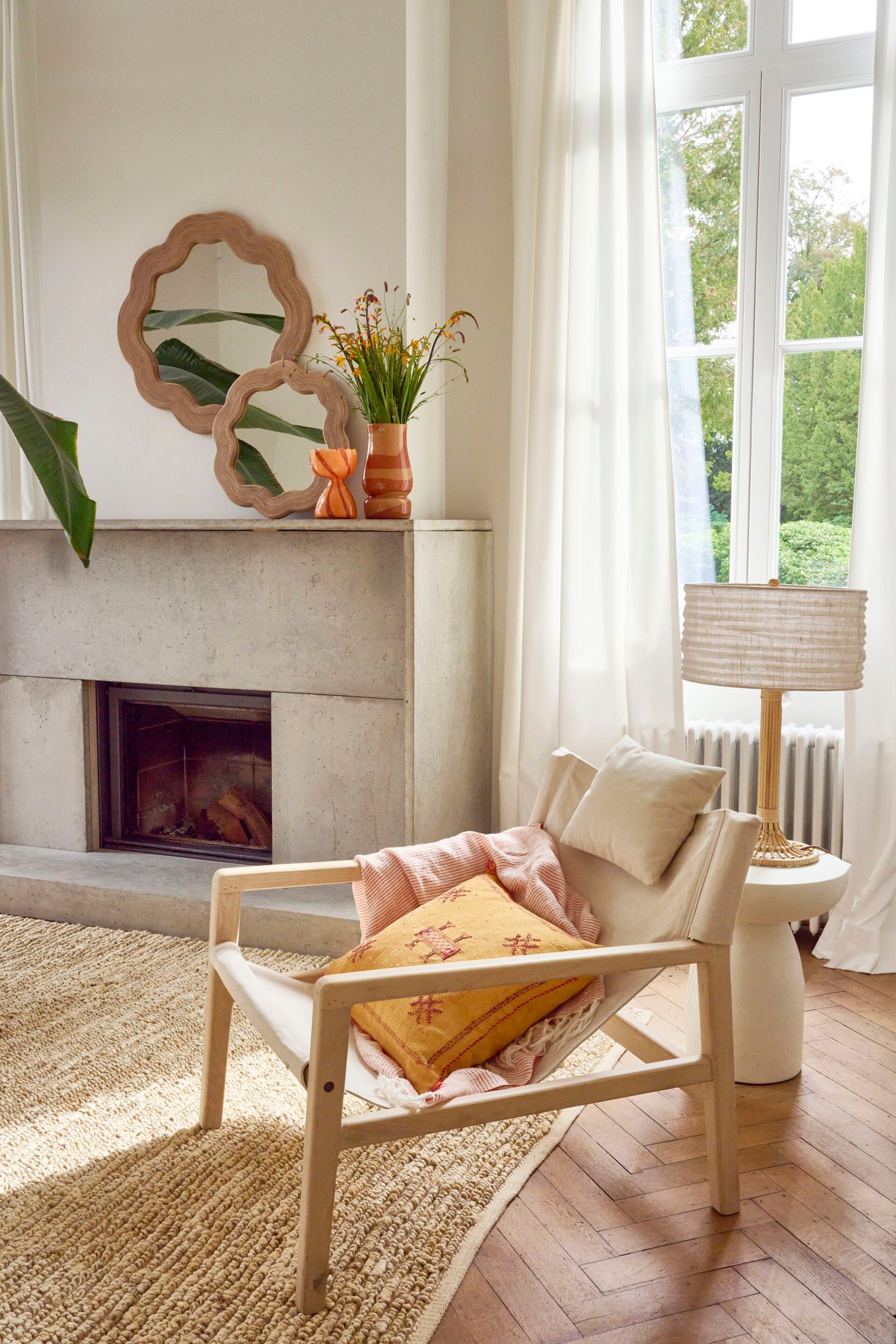 Квадратная подушка из растительных волокон POMAX MOIRA ARCH-00030104 - Вид №6