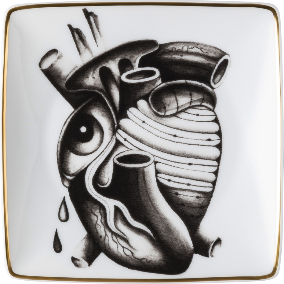 10640513 Rosenthal Блюдо малое квадратное Rosenthal Чилла Мареа 12см, фарфор Фарфор 