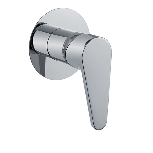 88CR7565 Santan Gagliari, однорычажный внутристенный смеситель с круглым основанием, цвет хром 