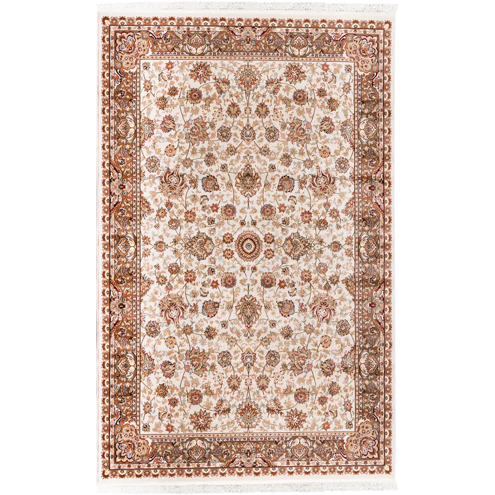 Ковер полипропилен Шахреза D203KV 240x330 см цвет кремовый MERINOS STLM-2083152