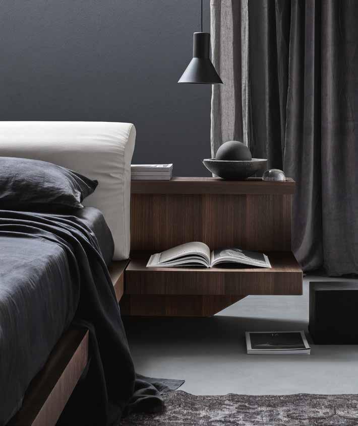 ZANETTE Двуспальная кровать из ткани с мягким изголовьем Morfeo sun-id-1486683 - Вид №5