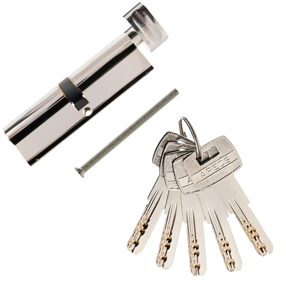 Цилиндровый механизм APECS Pro LM-100-C-NI с защитой от взлома 84168062 SM STLM-0046674 - Вид №1