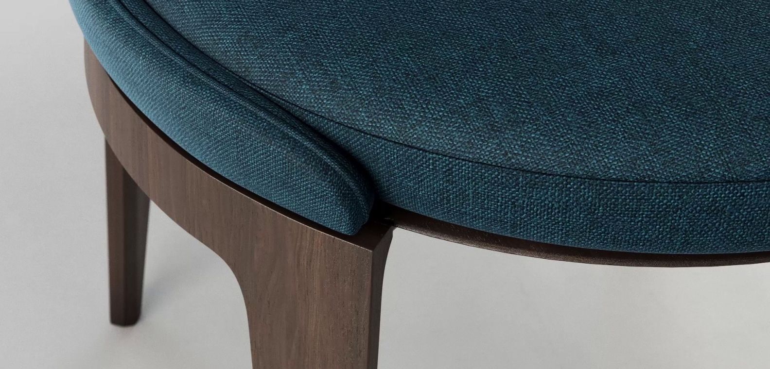 Тканевый мягкий поворотный стул ROCHE BOBOIS TOURNICOTI ARCH-00132810 - Вид №5