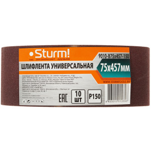 Шлифовальная лента Sturm! 9010-B75x457-150 1287272