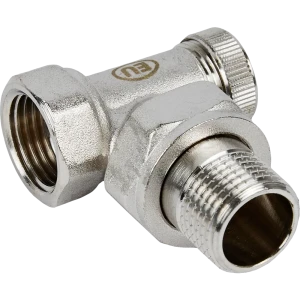 Запорный клапан для радиатора угловой Euros 1/2" латунь 85473186 STLM-2112741