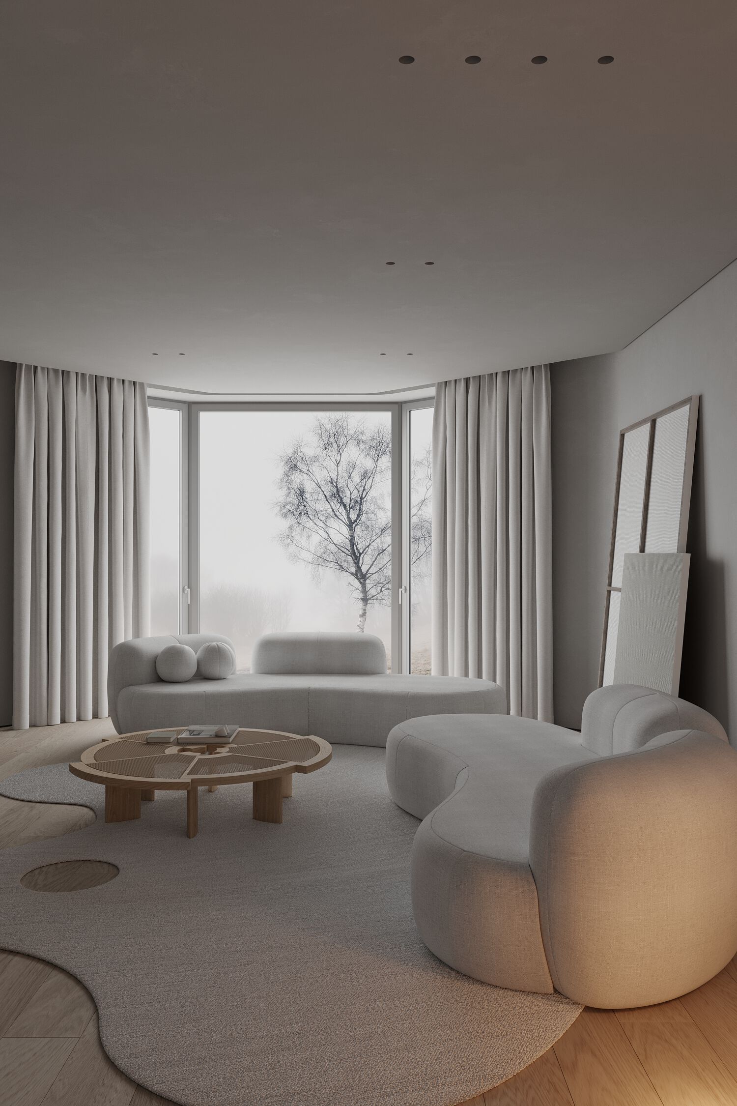 4-местный изогнутый тканевый диван Secolo TATEYAMA XL ARCH-00033003 - Вид №7