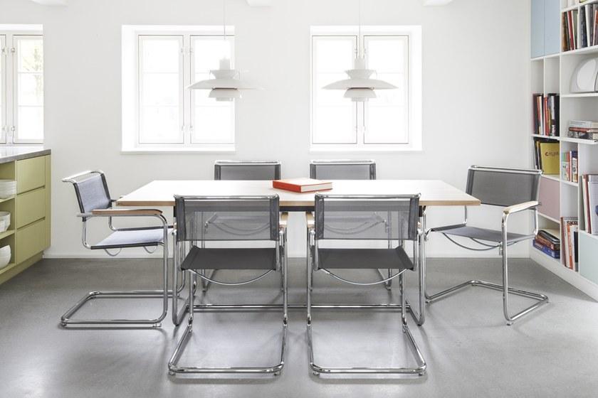 Thonet Консольное кожаное кресло с подлокотниками S 33 sun-id-1488170 - Вид №1