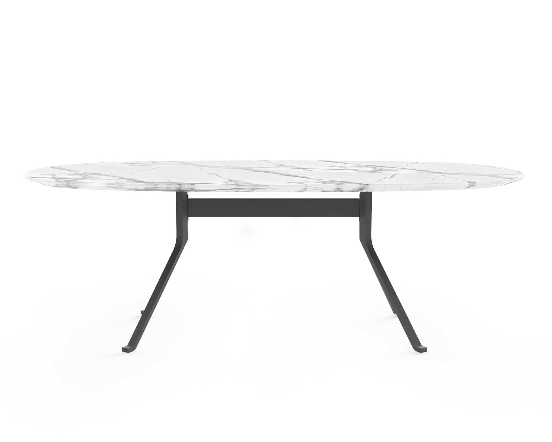 Овальный обеденный стол Blink - каменная столешница Stellar Works BL-T420-2125-ST - Вид №1