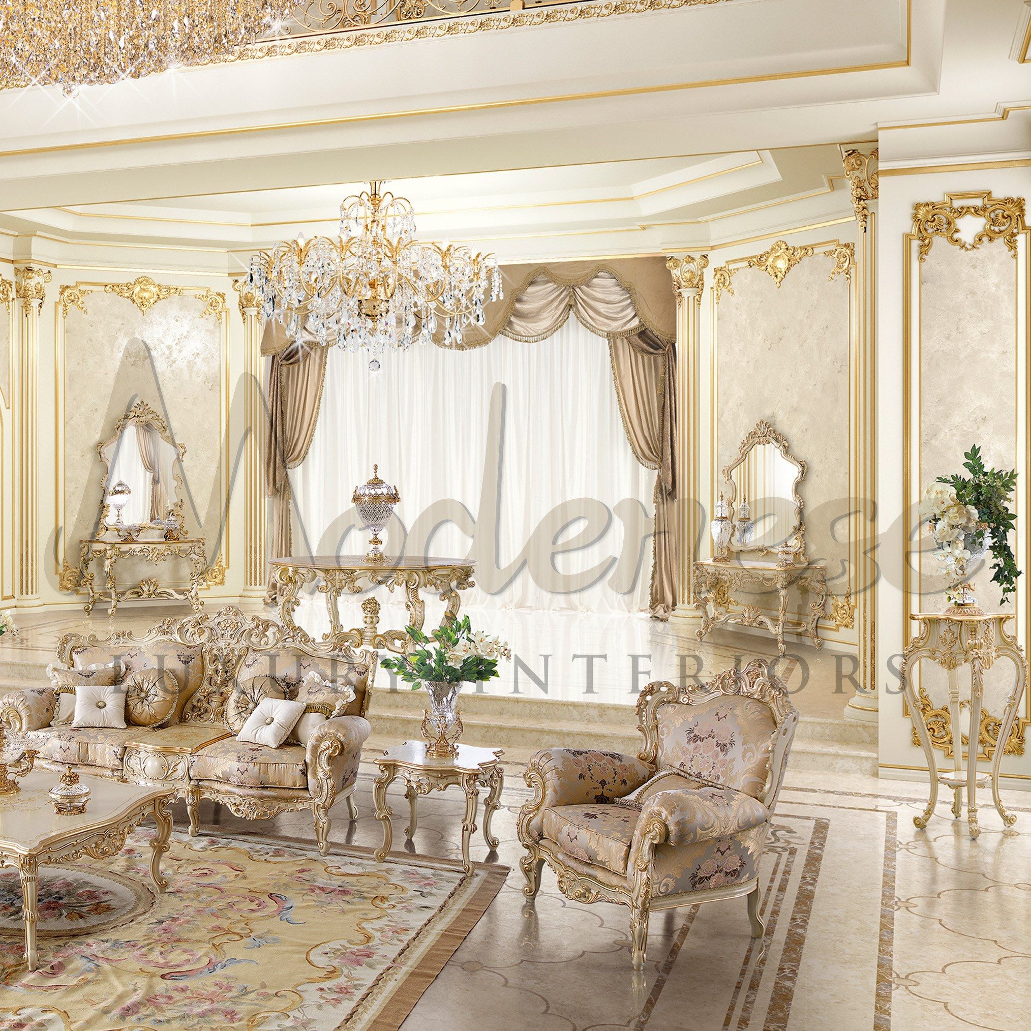 Люстра с кристаллами Modenese Luxury Interiors Chandeliers &amp ARCH-00098955 - Вид №3