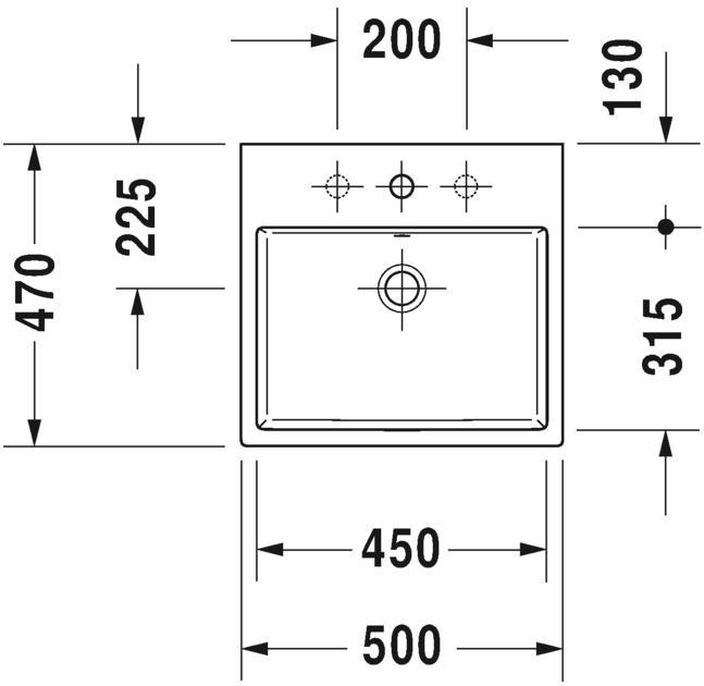 2352500044 Подвесная раковина настенная овальная Duravit Vero Air - Вид №1