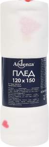 85498473 Плед Tender 120х150 см флис цвет красно-белый Промо STLM-0063334 ARDENZA