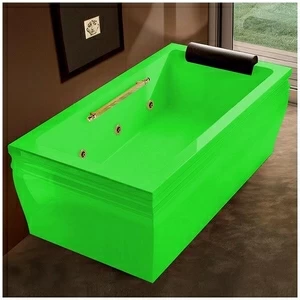 Ванна с гидромассажем зелёная с золотом Gruppo Treesse Blanque 1810 DXSTXV161BZEZ