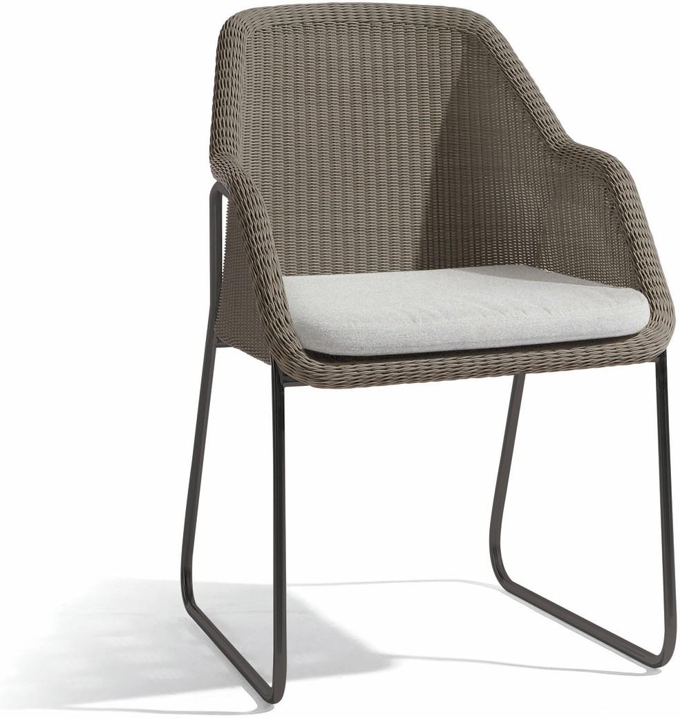 MNST1088 Стул лава шнур 2мм орешник Manutti Mood