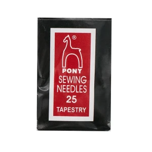 91383565 Иглы ручные для шитья трикотажа гобеленовые Tapestry с золотым ушком № 25 25 шт STLM-1028407